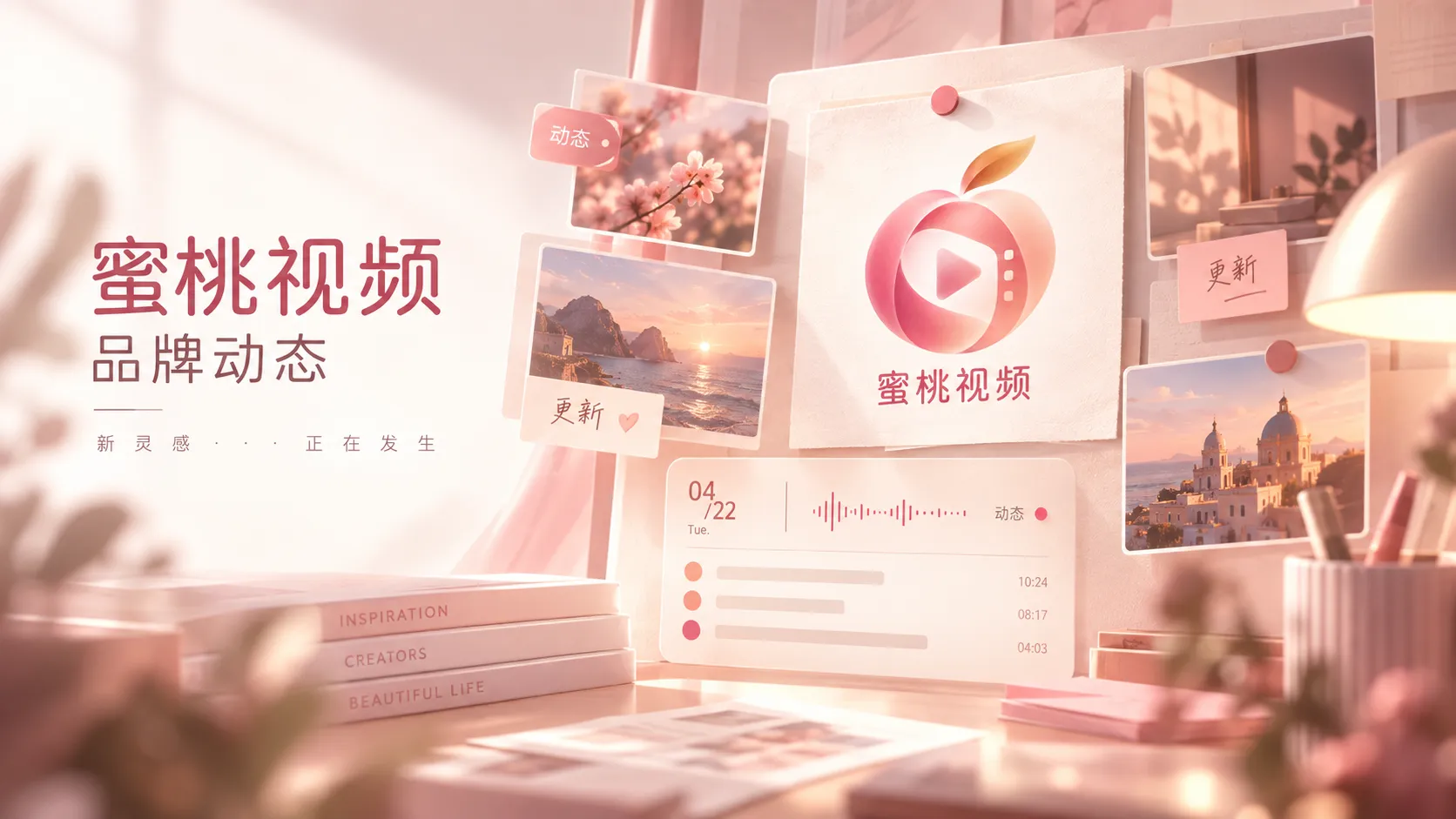 蜜桃传媒内容展示画面